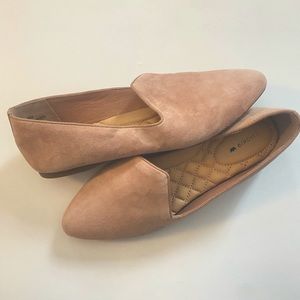 Birdies Heron Flat Rose Suede sz 7